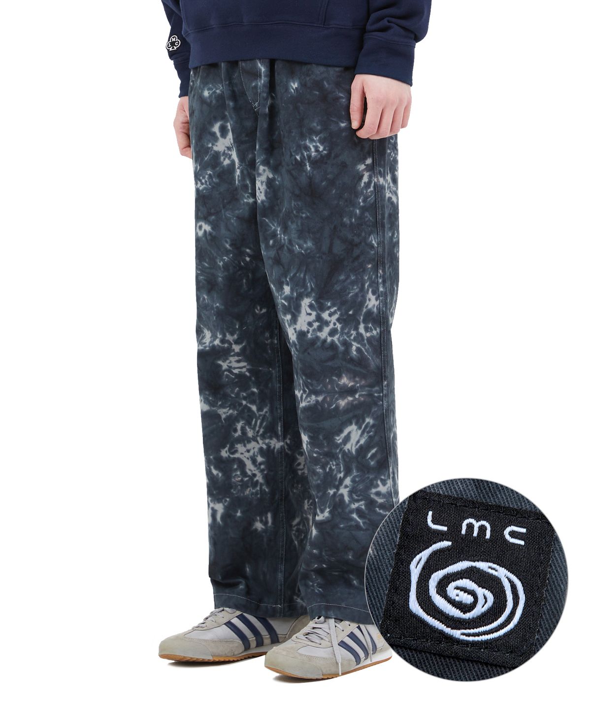 엘엠씨(LMC) TIE DYE EASY PANTS navy