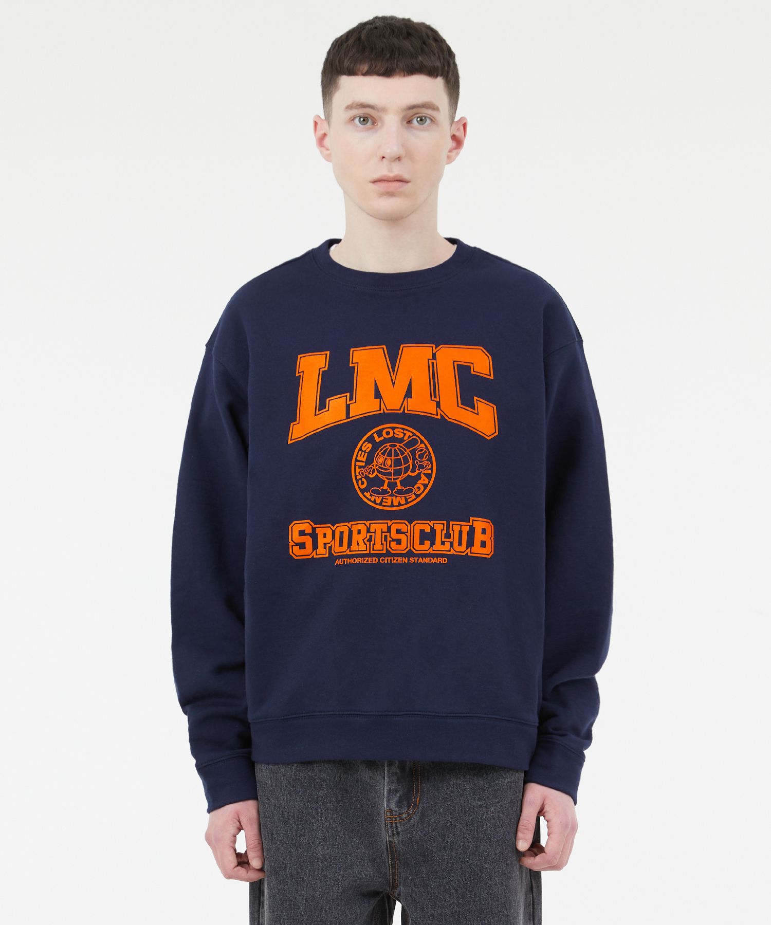 [ LMC ]★EARTH MAN COLLEGE SWEATSHIRT MUSINSA | LMC EARTH MAN COLLEGE SWEATSHIRT black