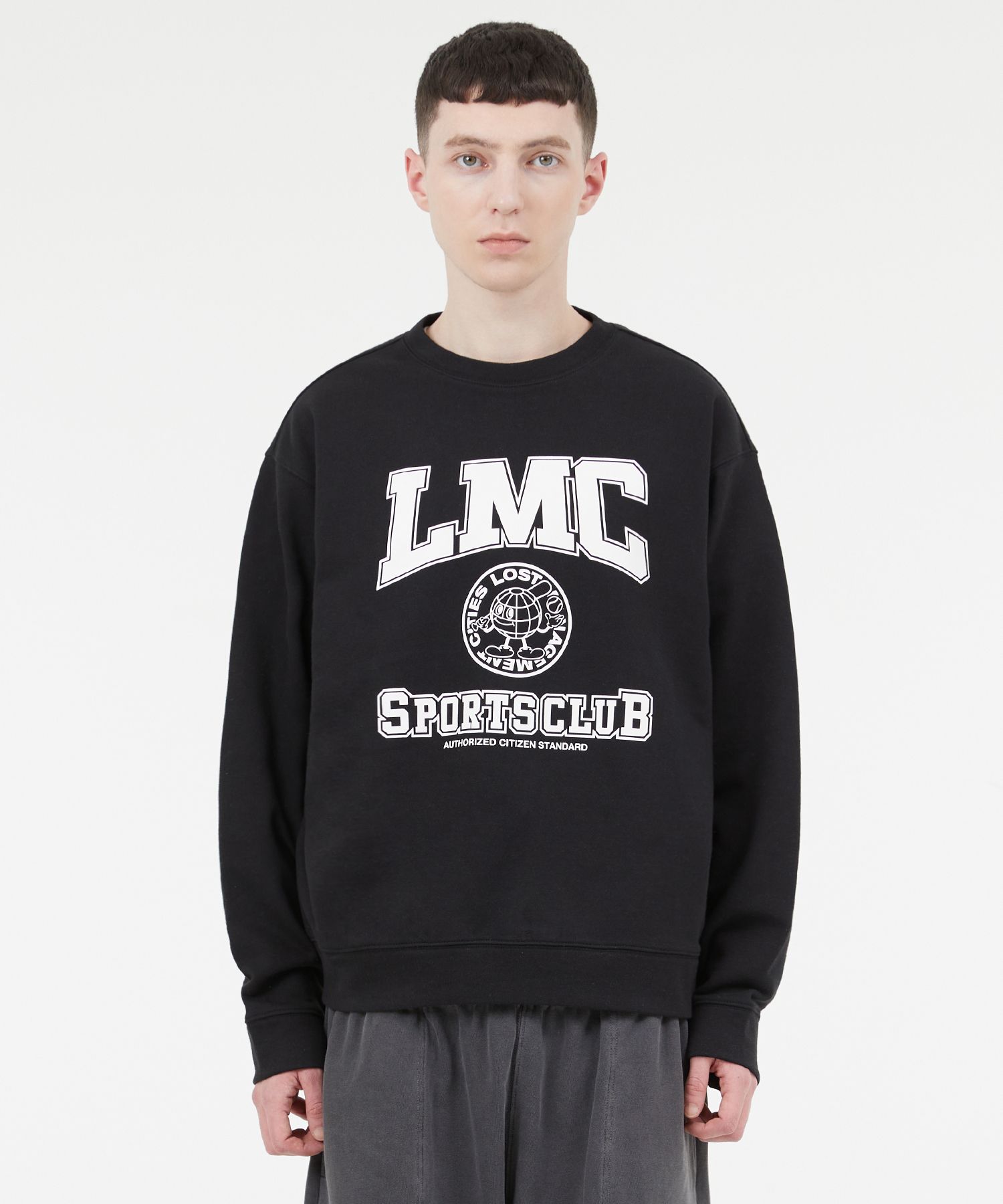 ★2023SS新作★LMC★EARTH MAN COLLEGE SWEATSHIRT MUSINSA | LMC EARTH MAN COLLEGE SWEATSHIRT black