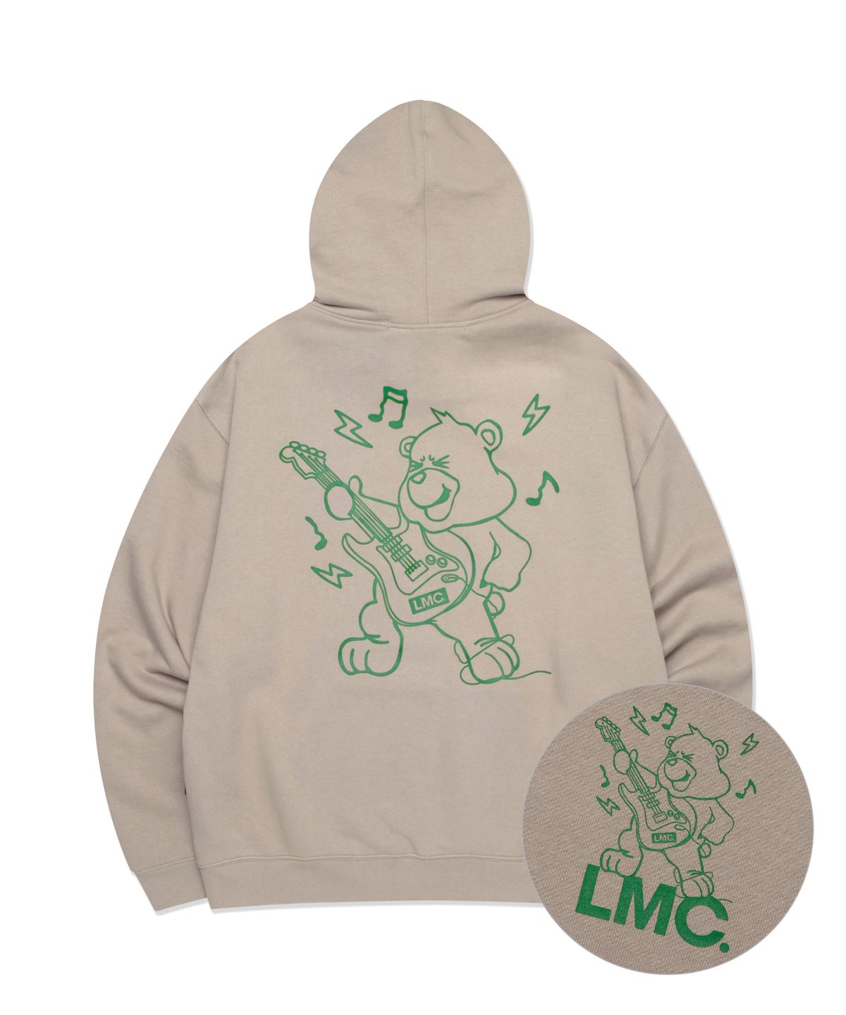 엘엠씨(LMC) PUNK BEAR HOODIE sand