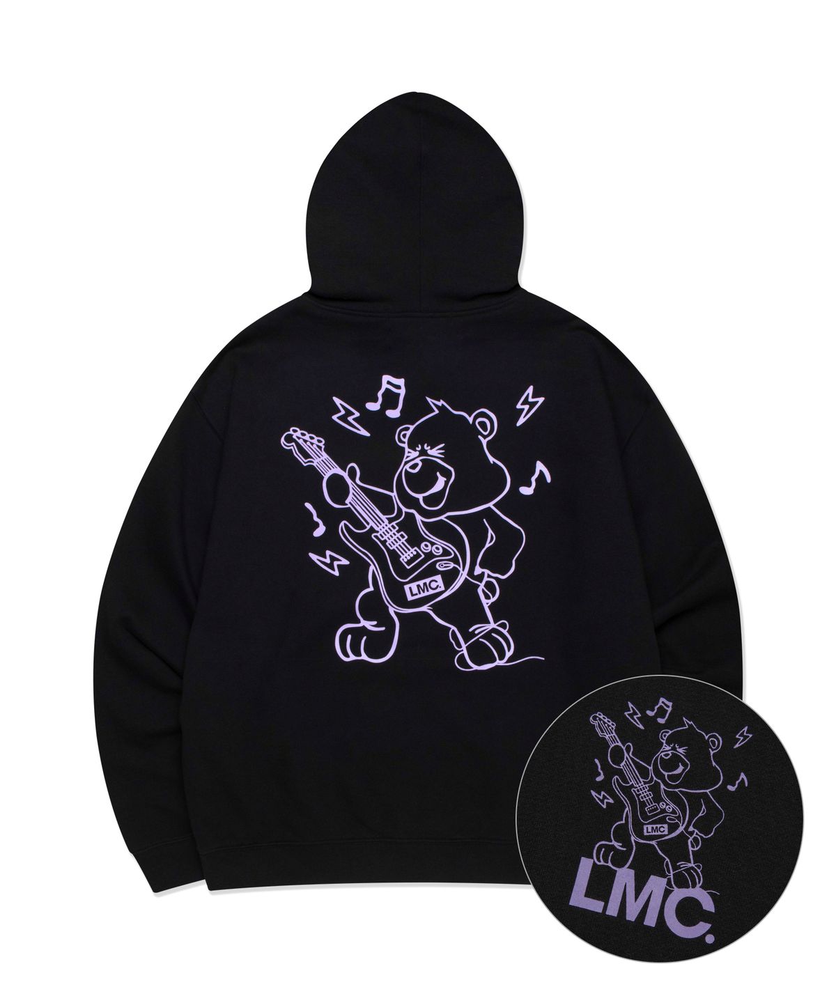 엘엠씨(LMC) PUNK BEAR HOODIE black