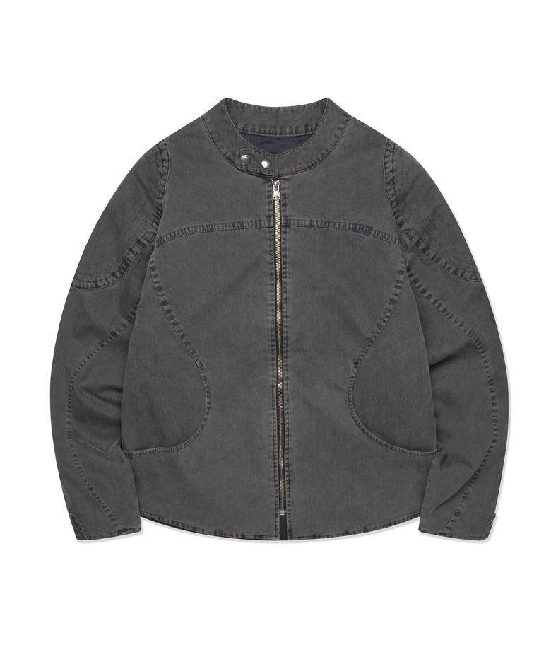 OVERDYED AMOR BIKER JACKET black