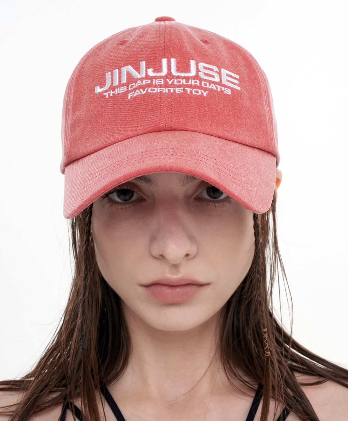 진주유즈(JINJUSE) CATS TOY CAP [VINTAGE RED]