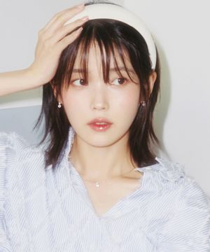 [아이유 PICK] LALA J 헤어밴드 - 화이트 (JALJHB3BS800FA000)