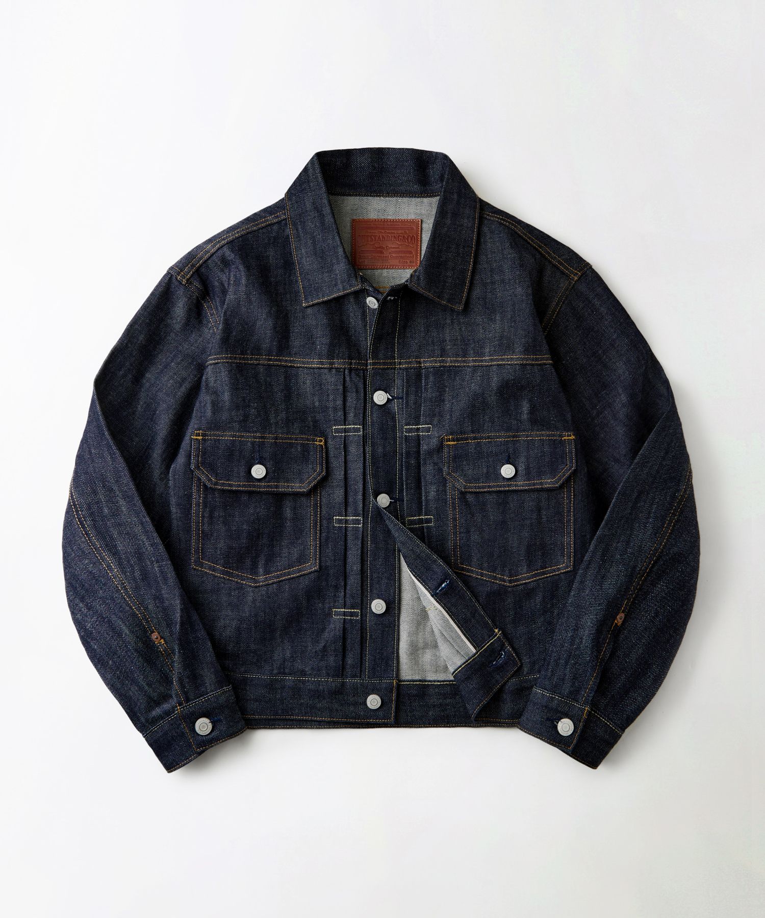 MUSINSA公式 | OUTSTANDING SELVEDGE DENIM 2ND JACKET_INDIGO
