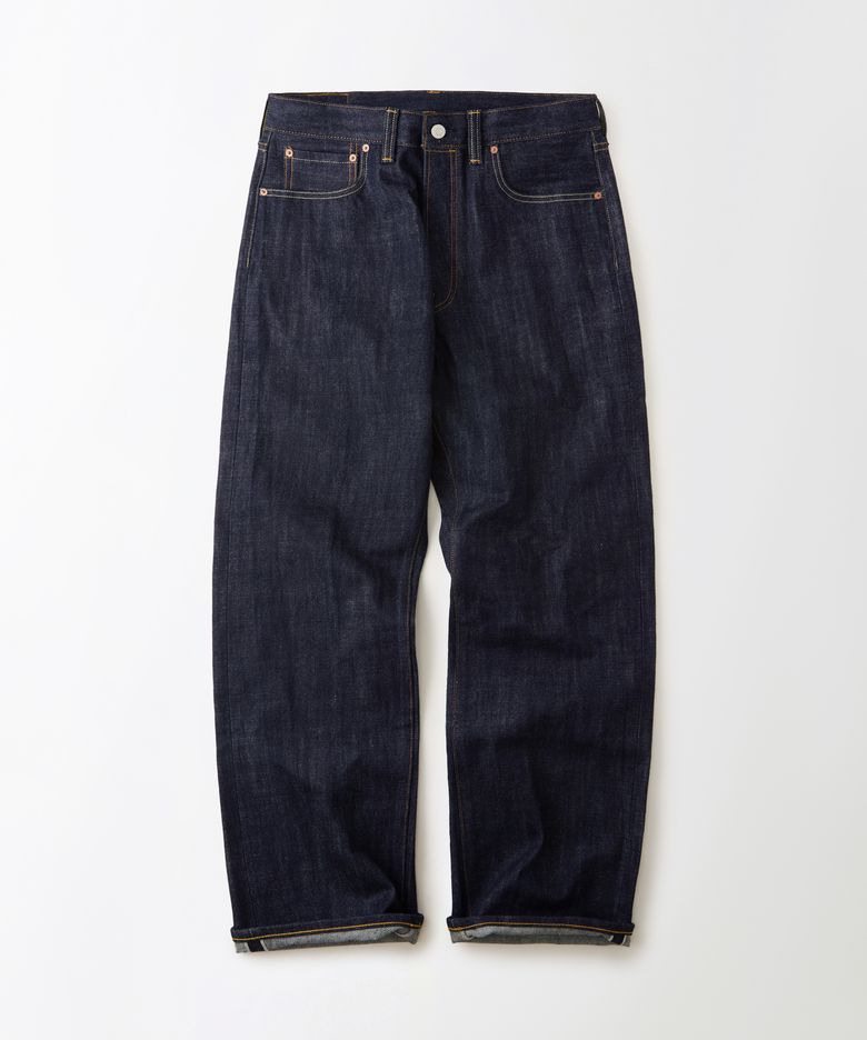 30S CINCH BACK SELVEDGE WIDE PANTS_INDIGO