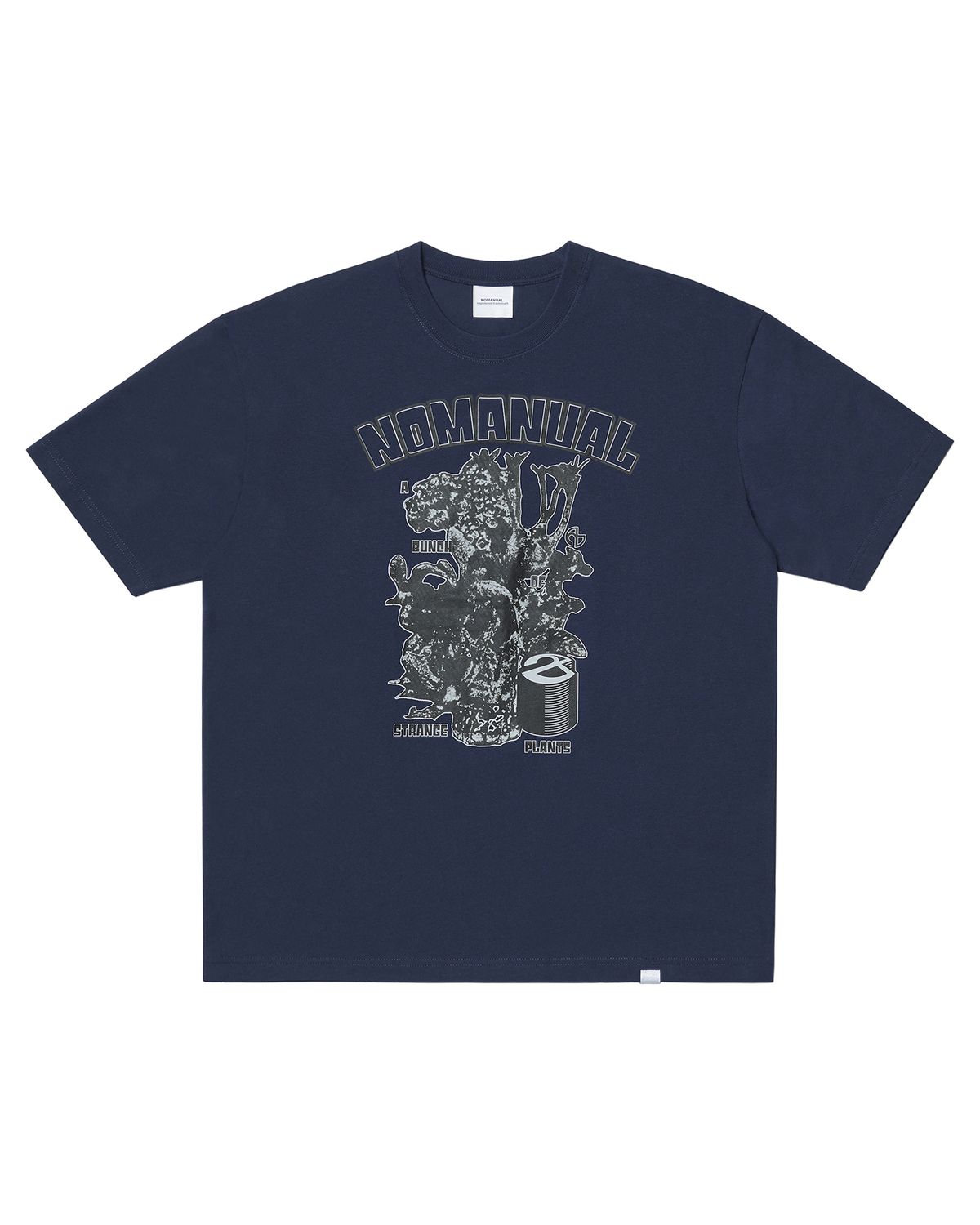 노매뉴얼(NOMANUAL) S.P T-SHIRT - DARK NAVY
