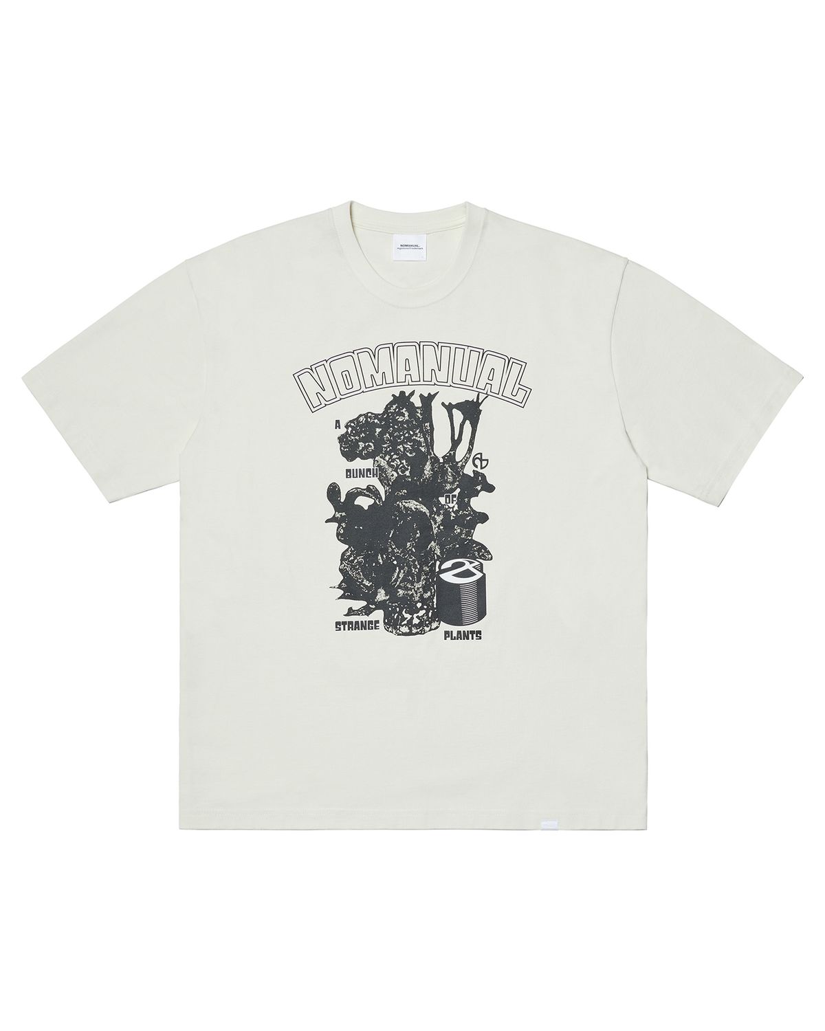 노매뉴얼(NOMANUAL) S.P T-SHIRT - CREAM