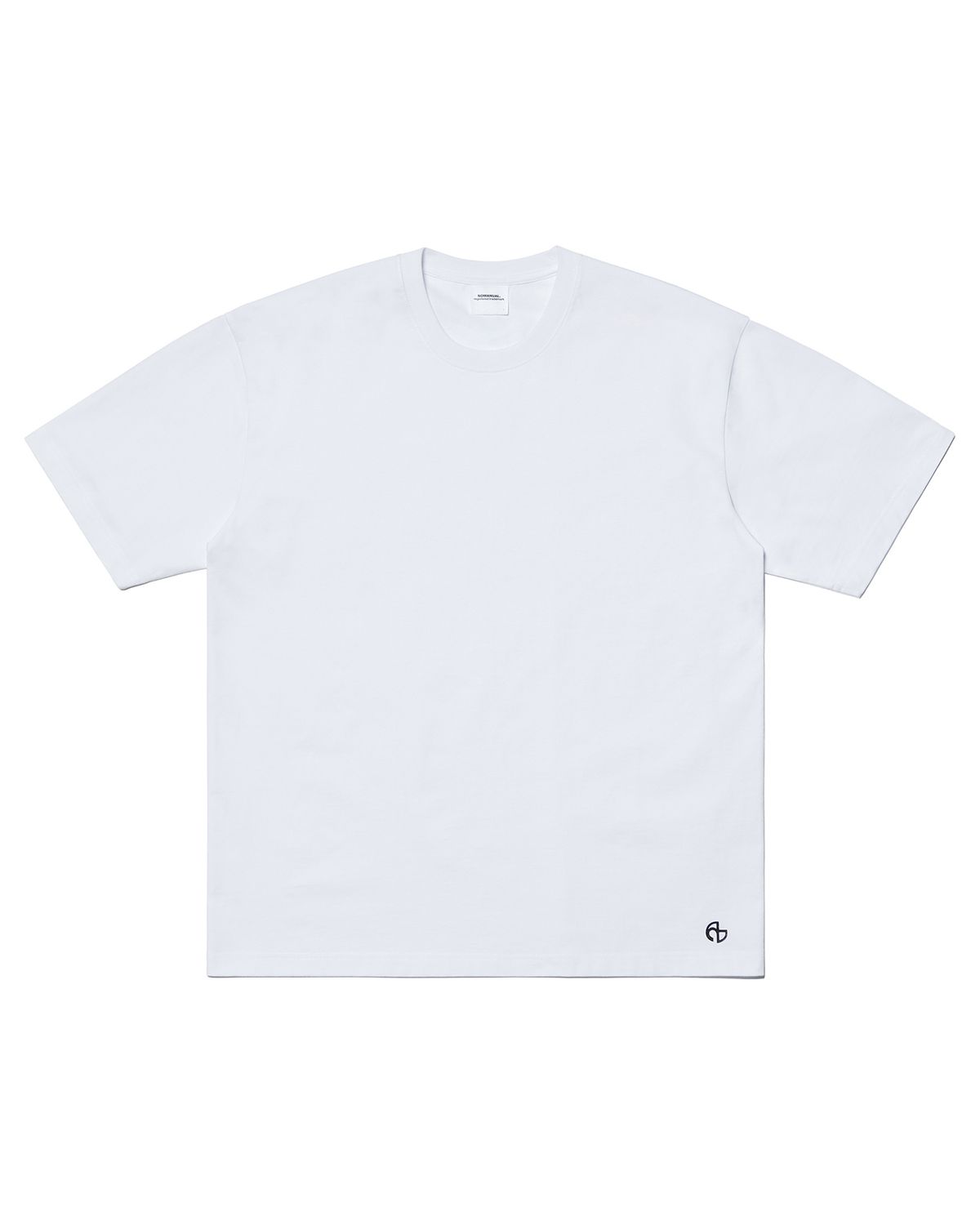 노매뉴얼(NOMANUAL) BASIC T-SHIRT - WHITE