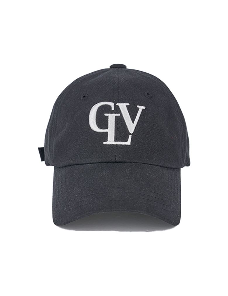 CLV 자수 엠보 볼캡 [블랙]