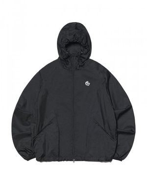 TRANSLUCENT HOODED JACKET - BLACK