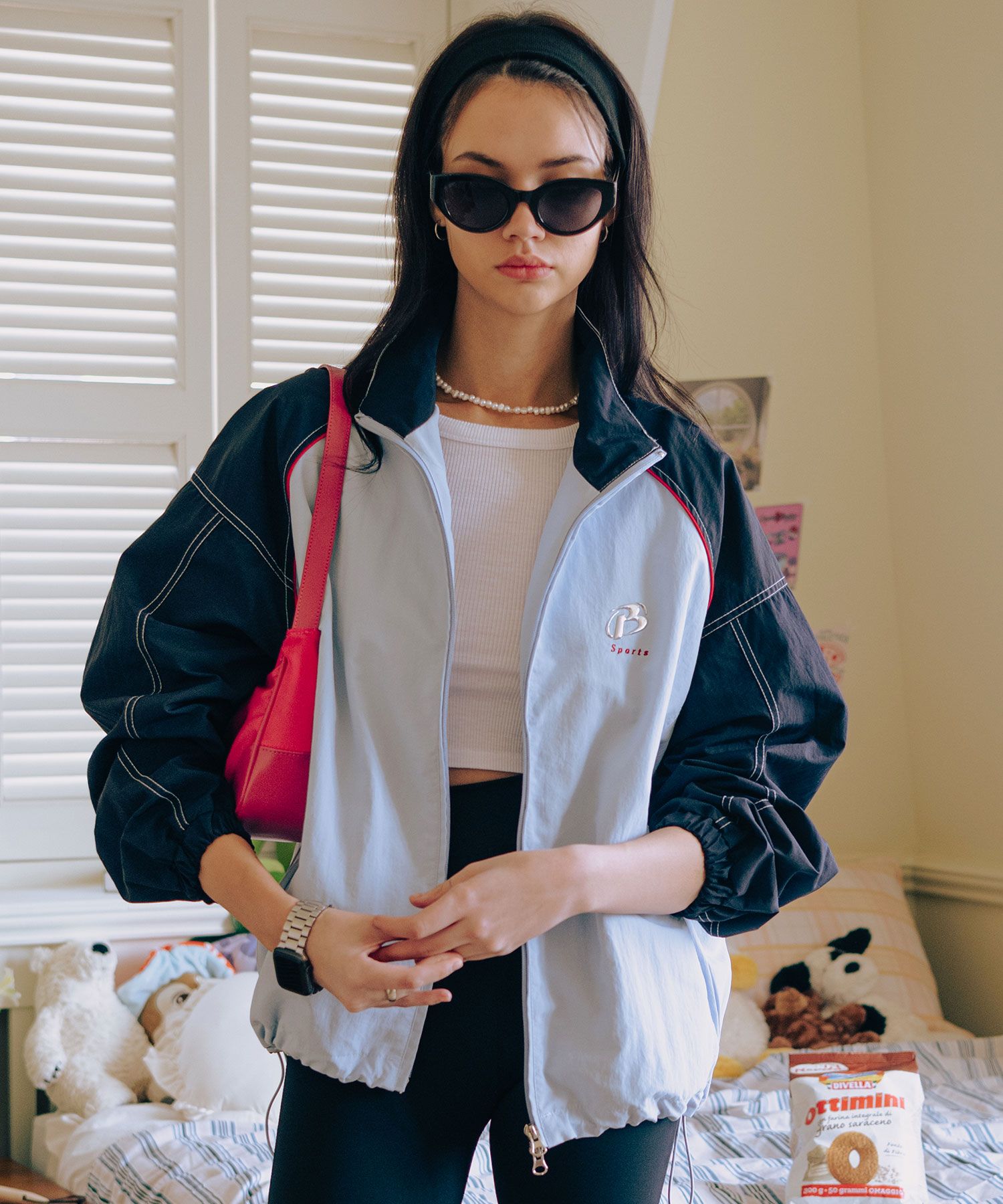 BITTER CELLS Sporty Windbreaker Jacket マウンテンジャケット BITTER CELLS] SPORTY WINDBREAKER ジャケット ☆新作・24SS