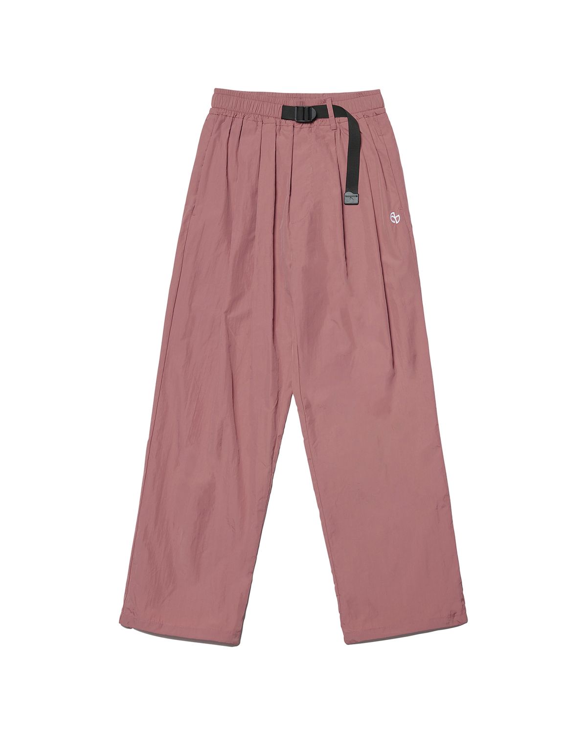 노매뉴얼(NOMANUAL) TWO TUCK NYLON PANTS - VINTAGE RED