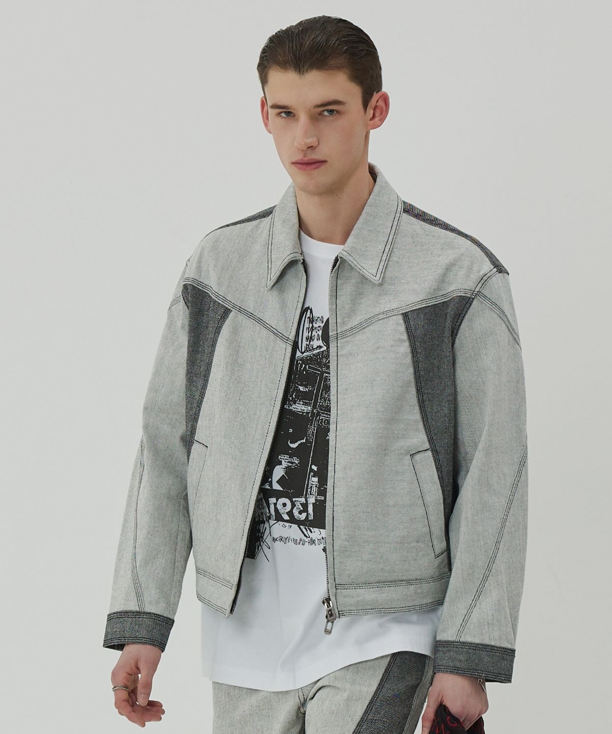 메종미네드(MAISON MINED) CHESS RACER DENIM JACKET