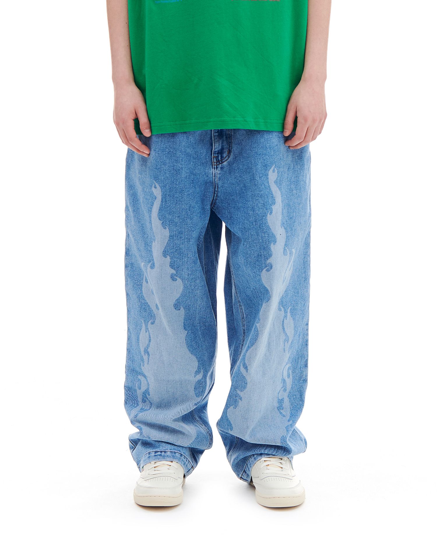 ◆ARCHIVE BOLD◆ BURNING DENIM PANTS LIGHT BLUE AB23SPJN003L MUSINSA | ARCHIVE BOLD BURNING DENIM PANTS (LIGHT BLUE)