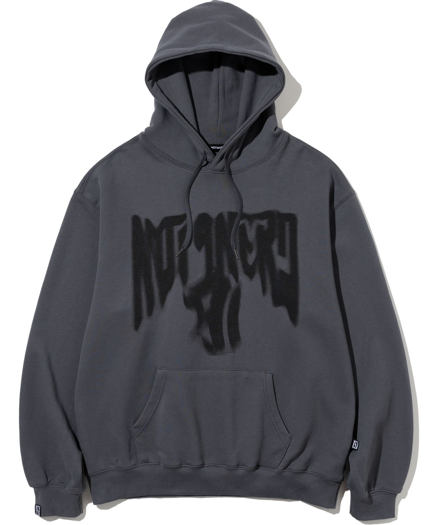 パーカー・フーディ NOT4NERD Blur Logo Pullover Hood  Dark Grey HD051CH NOT4NERD Blur Logo Pullover Hoodie (Dark Grey) – K'ASE Authentic