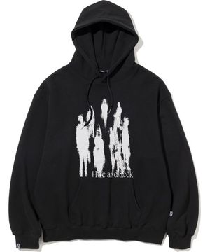 Hide and Seek Pullover Hood - Black