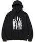 Hide and Seek Pullover Hood - Black