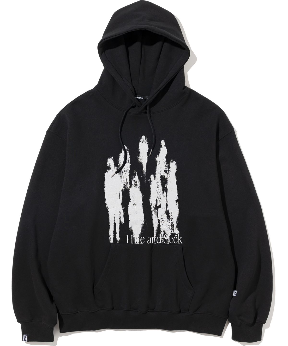 낫포너드(NOT4NERD) Hide and Seek Pullover Hood - Black