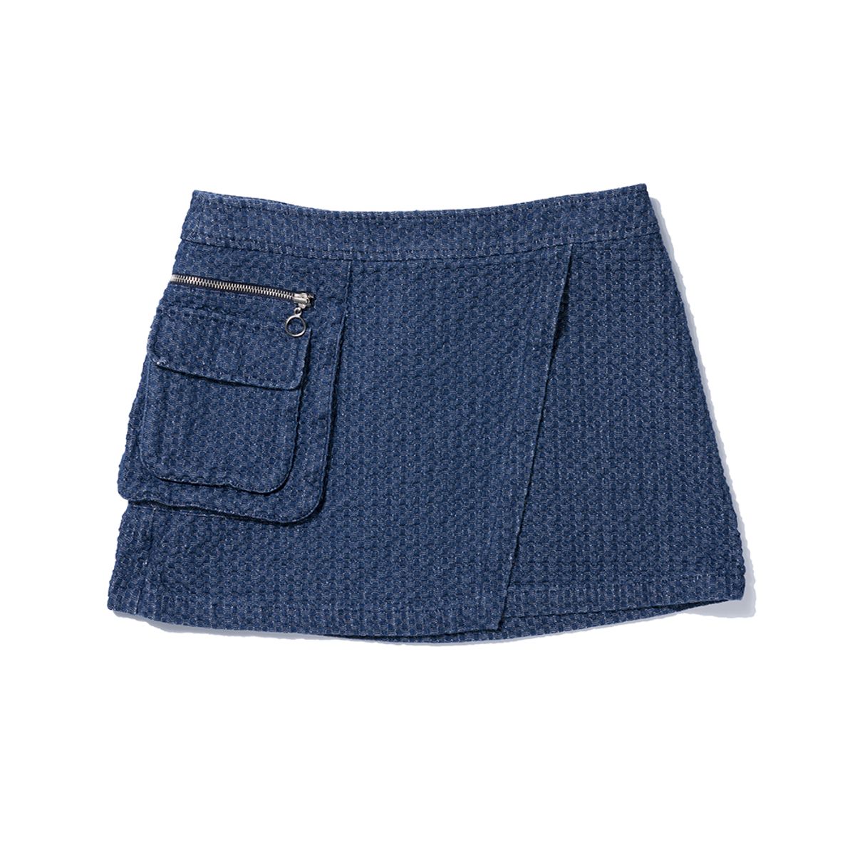 엑스트라오디너리(EXTRAORDINARY) EMBROID INDIGO SKIRT   INDIGO