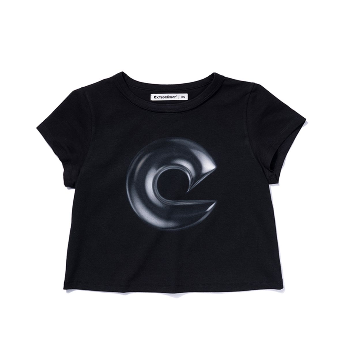엑스트라오디너리(EXTRAORDINARY) W 3D SYMBOL TEE  BLACK
