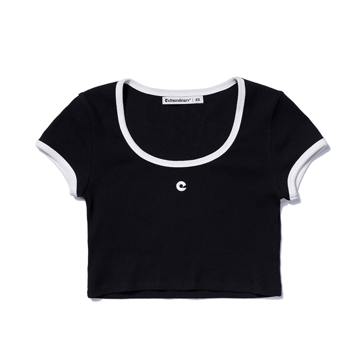 엑스트라오디너리(EXTRAORDINARY) W SYMBOL TEE  BLACK