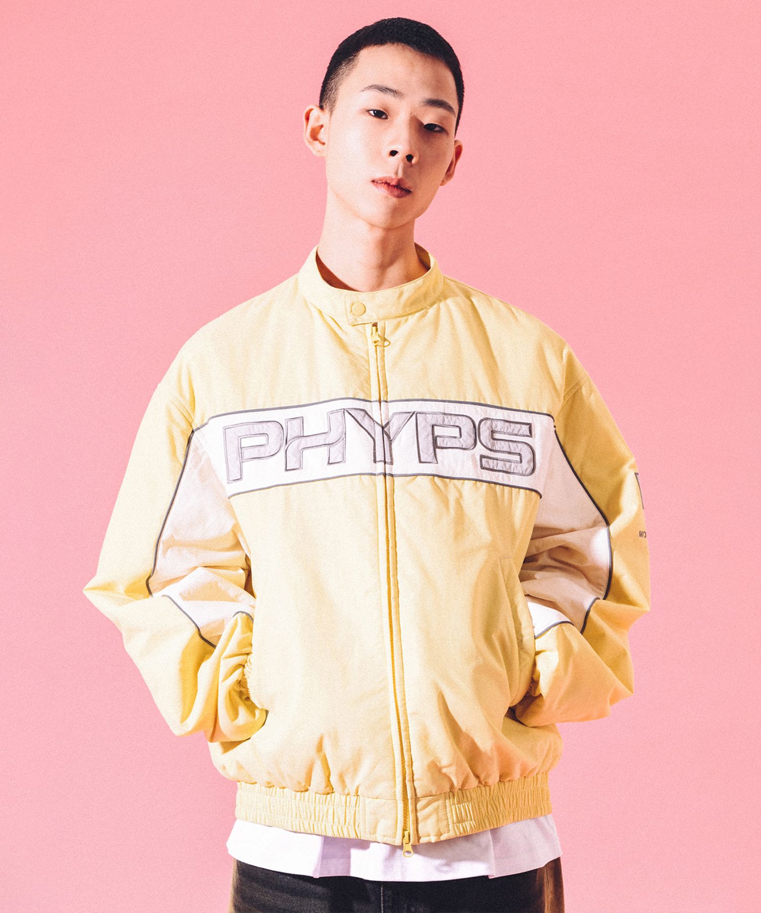 MUSINSA公式 | PHYPS Challenger Racer Jacket Lime