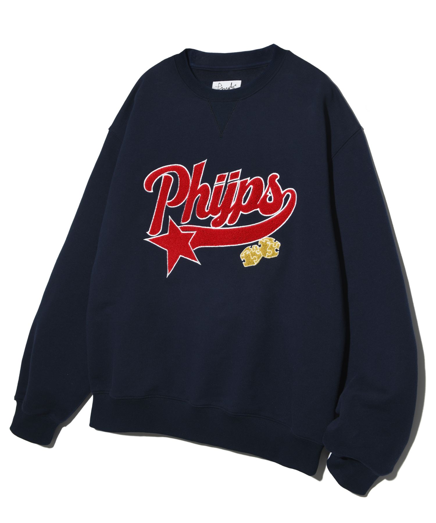 ◆PHYPS STAR TAIL スウェット/3色◆ MUSINSA | PHYPS STAR TAIL LOGO CREWNECK NAVY