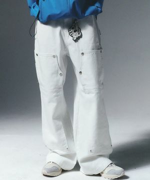 카펜터 데님 팬츠 아이보리