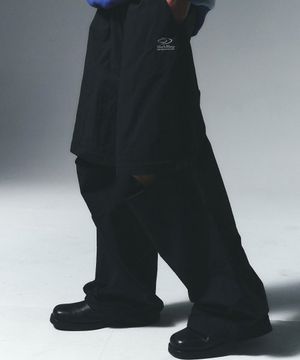 워크샵 오픈니 팬츠 블랙