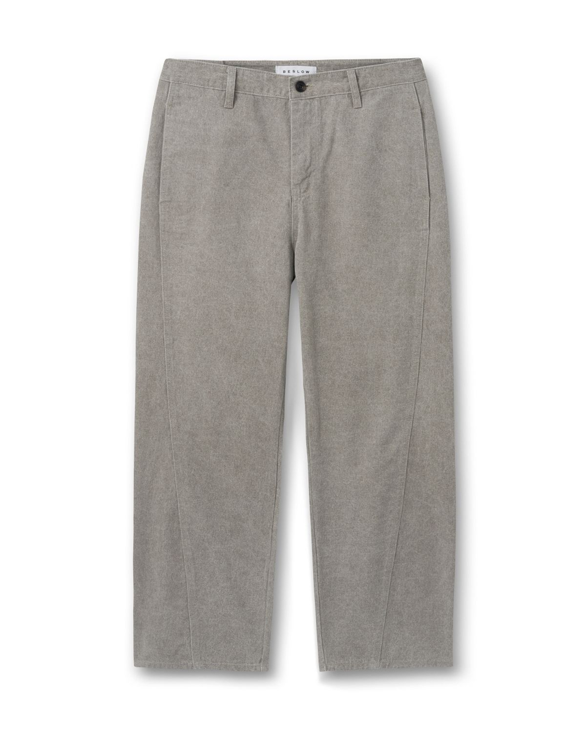 비슬로우(BESLOW) TWIST SEAM WASHED COTTON PANTS BEIGE