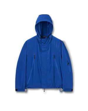 ZIPPER POCKET WIND BREAKER JACKET BLUE