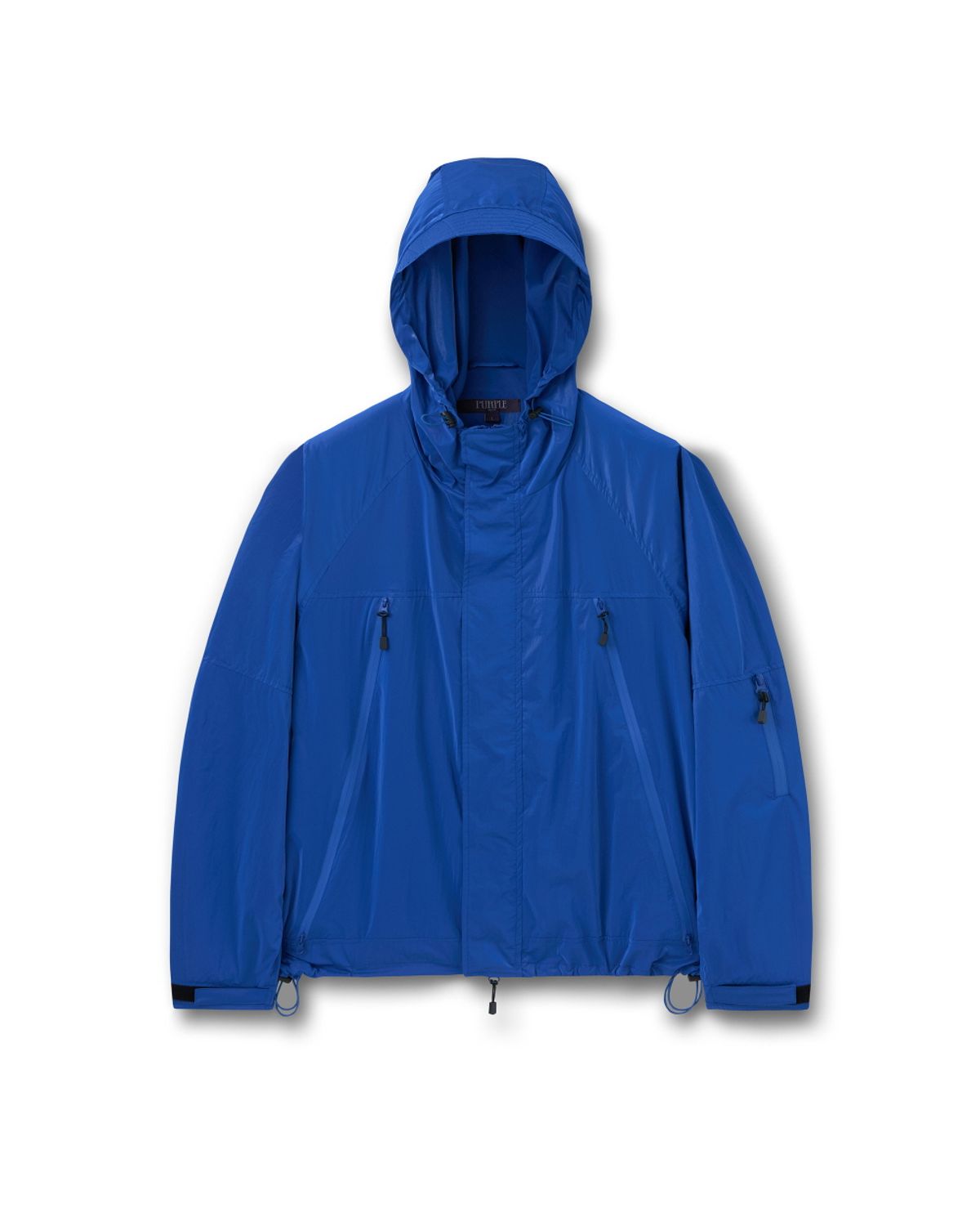 비슬로우(BESLOW) ZIPPER POCKET WIND BREAKER JACKET BLUE
