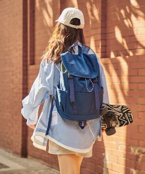 영투어 백팩 30L 데일리 트래블 백 - 네이비