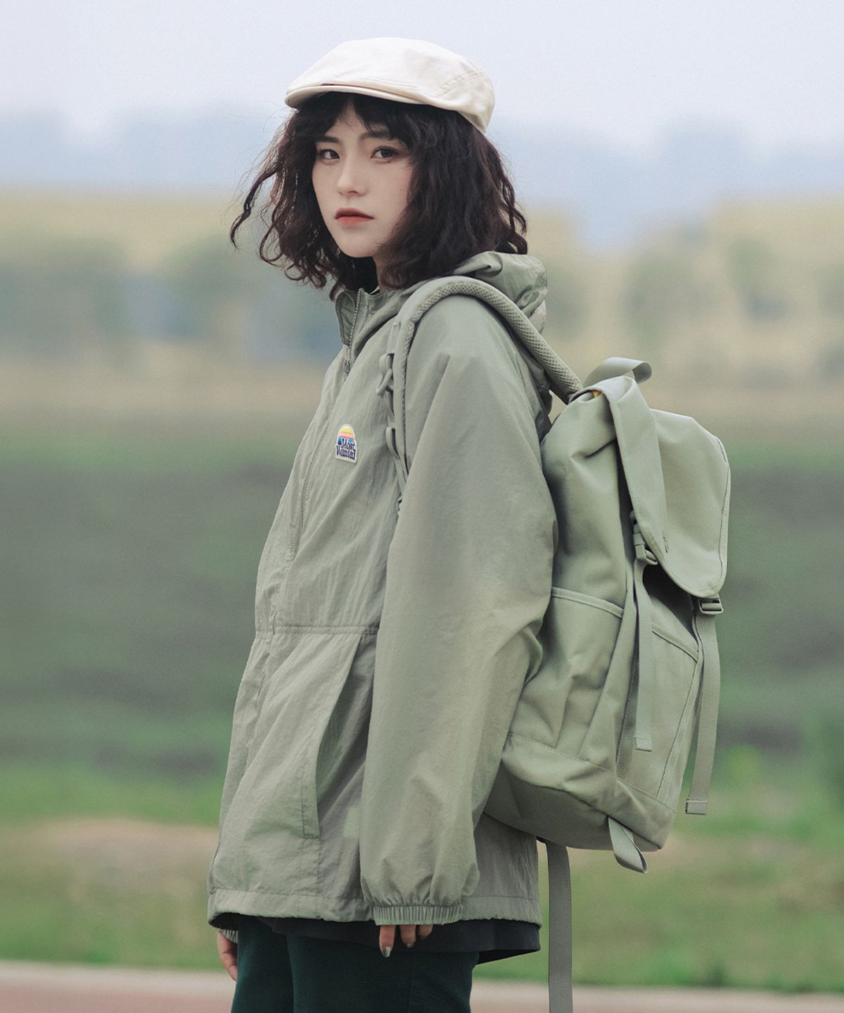 마흐(MAH) 영투어 백팩 30L 데일리 트래블 백 - 민트그린