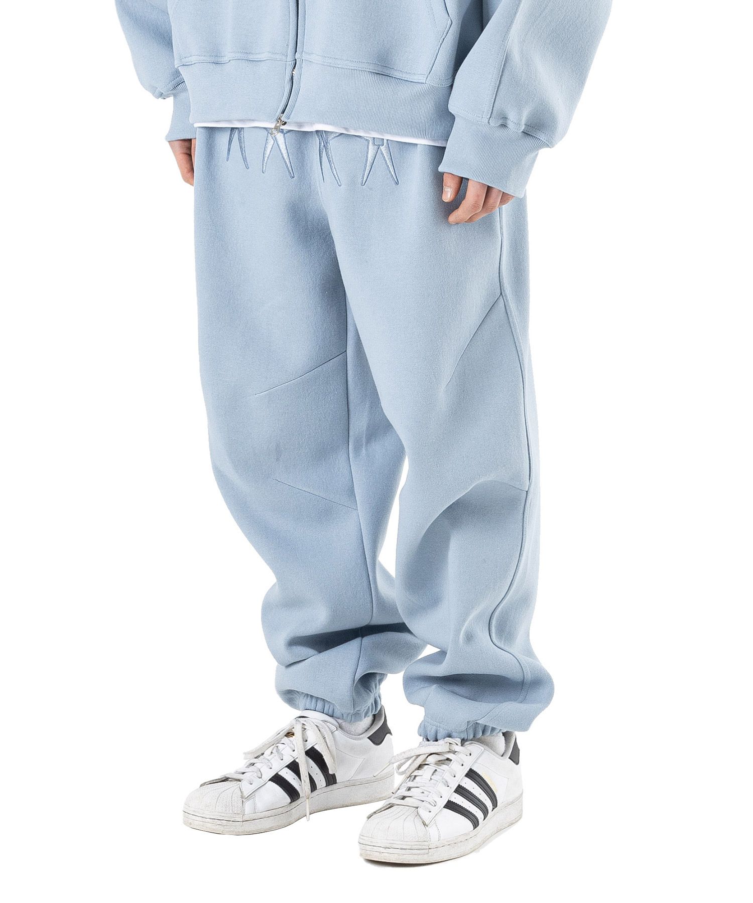 【massnoun】23SS★ STAR LOGO JOGGER PANTS MUSINSA | MASSNOUN Star Logo Jogger Pants MSHTP001-BL