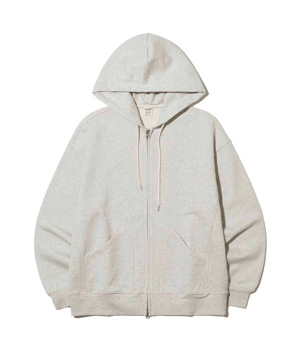 빅유니온(BIG UNION) 89LINE ZIP UP HOODIE / OATMEAL