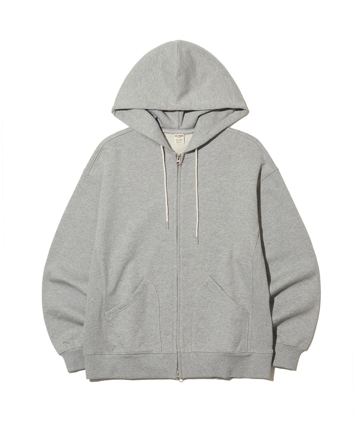 빅유니온(BIG UNION) 89LINE ZIP UP HOODIE / GREY