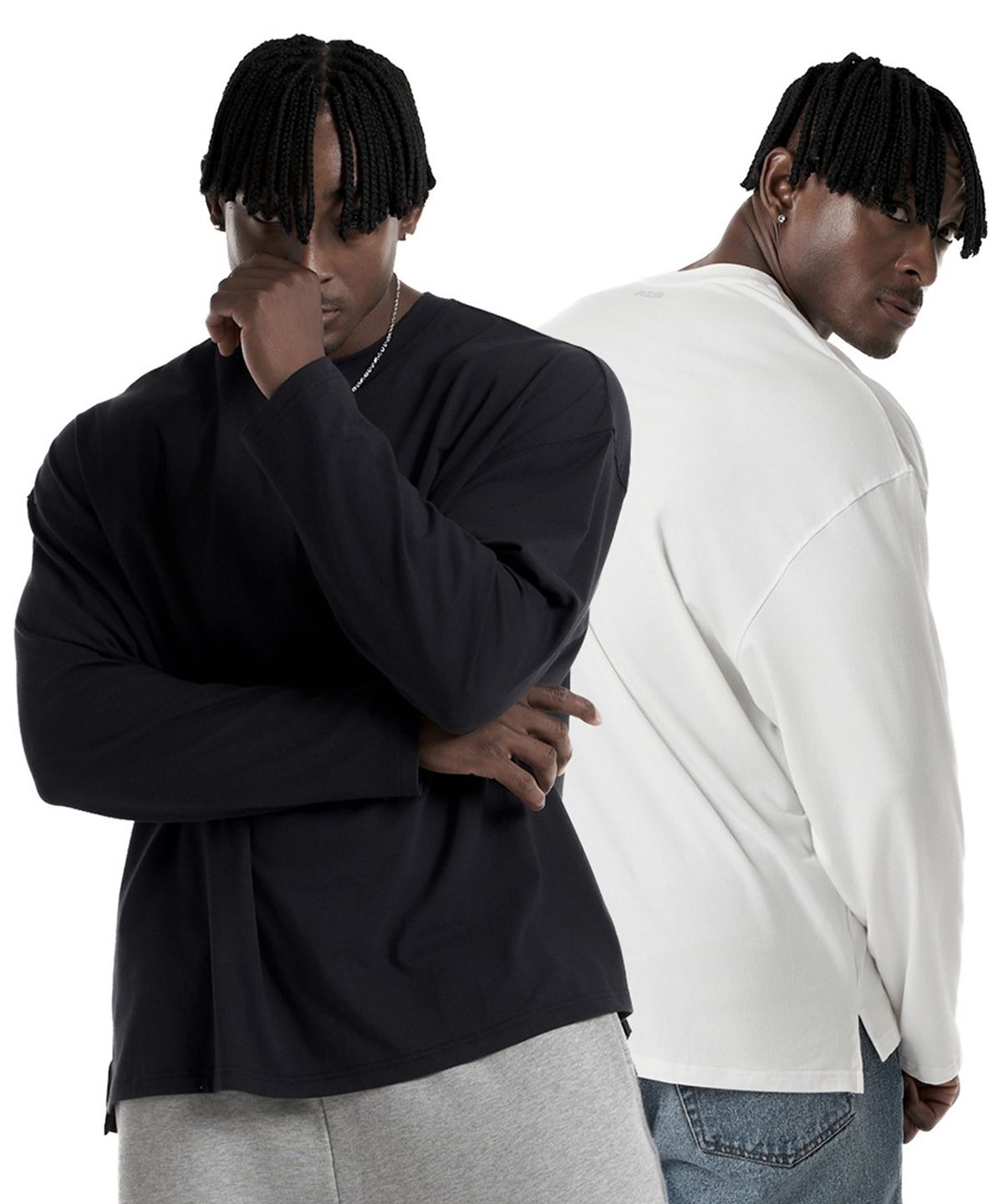제이엘브(JELEVE) [2PACK] 루즈핏 롱슬리브