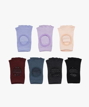 루나 양면 논슬립 하프 토삭스 [7color]