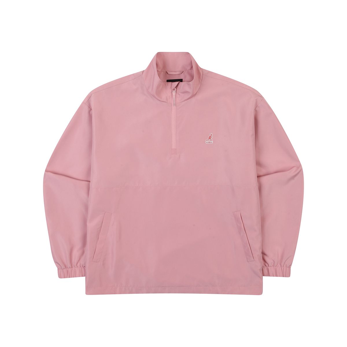 캉골(KANGOL) 펜타곤 하프집 점퍼 8147 핑크