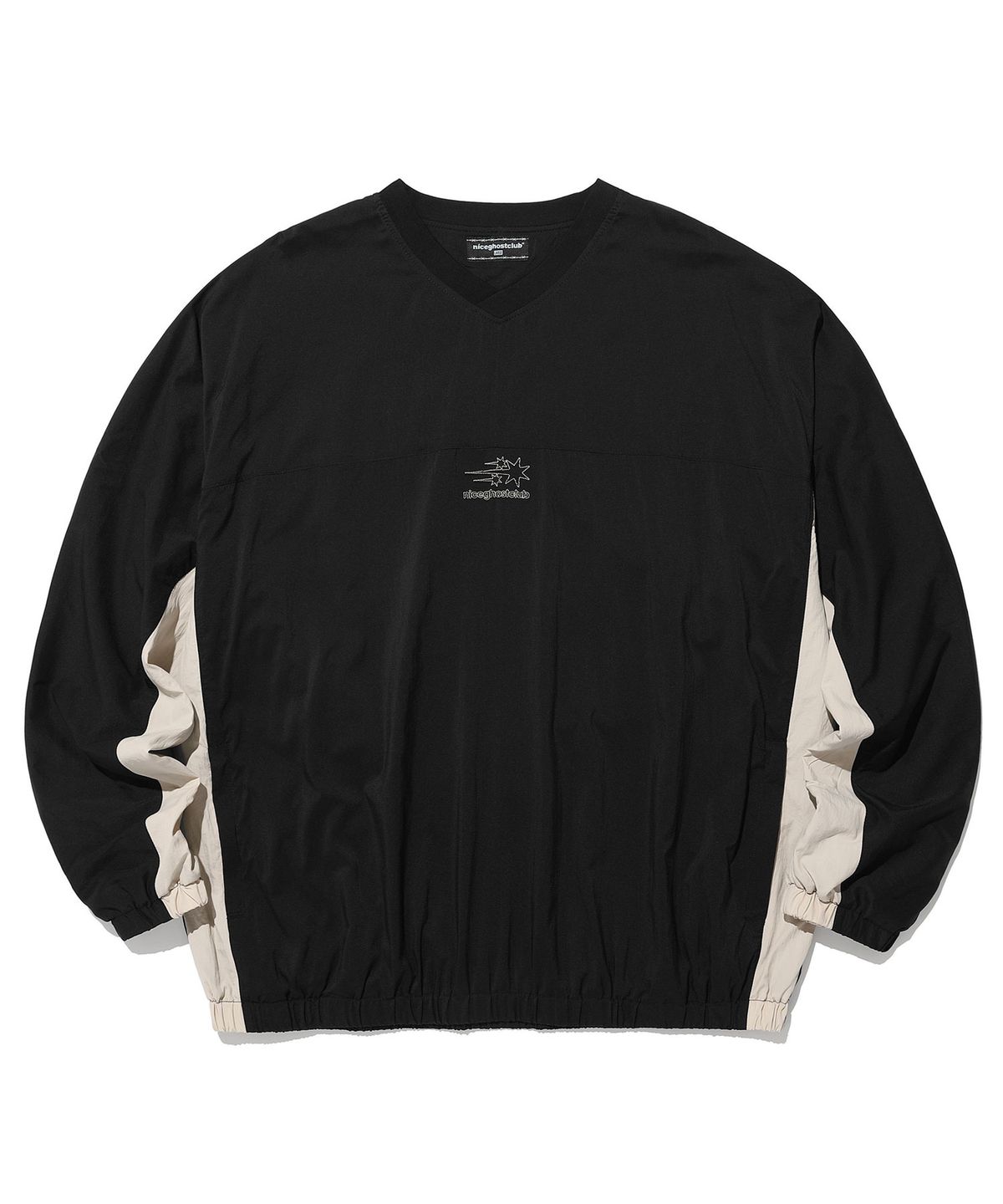 나이스고스트클럽(NICEGHOSTCLUB) 3STAR PULLOVER JACKET_BLACK(NG2DSUB963A)