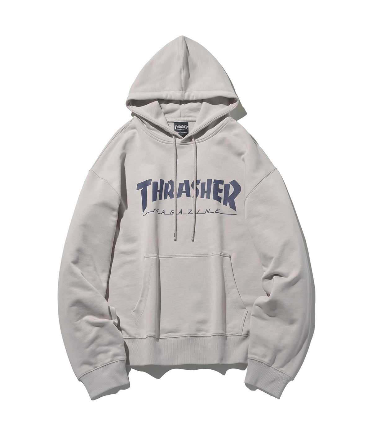 트레셔(THRASHER) 매거진 로고 후디 솔리드 그레이