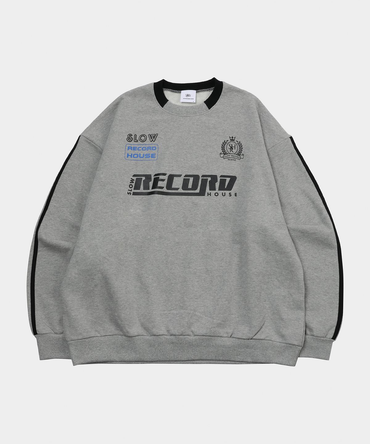 슬로우 레코드 하우스(SLOW RECORD HOUSE) 슬로우 스포티 맨투맨_그레이