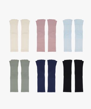 포인 양면 논슬립 크루 하프 토삭스 [6color]