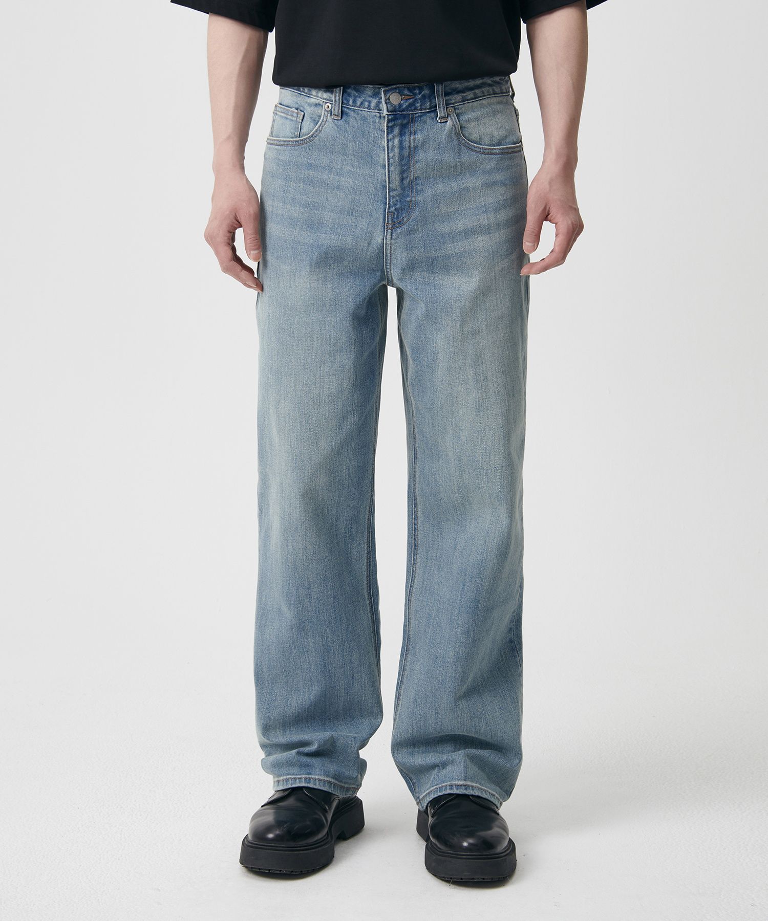 ★MUSINSA STANDARD★ KIPAS Regular Fit Denim Pants Deep Indi MUSINSA | MUSINSA STANDARD KIPAS wide denim pants [deep indigo]