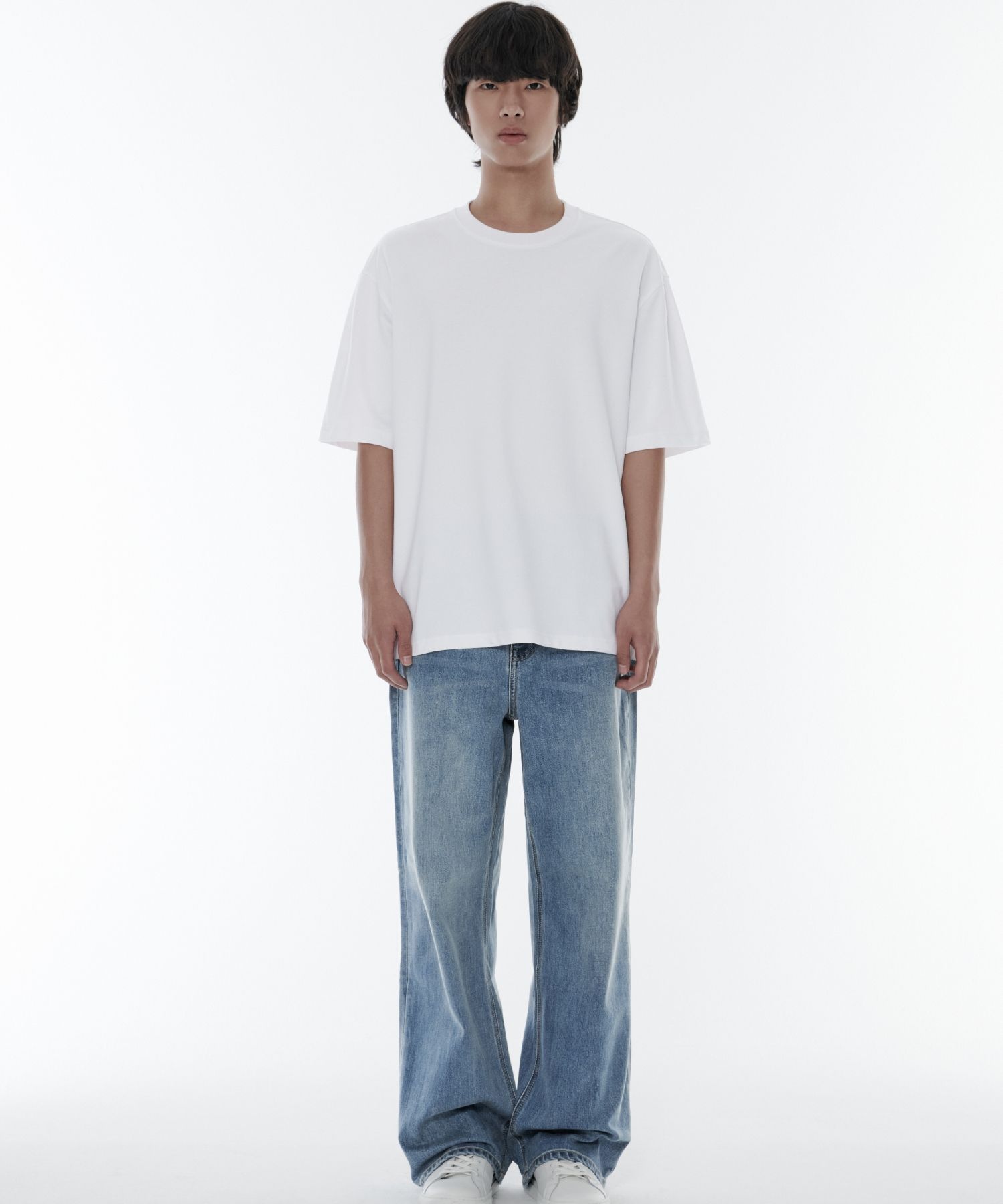 MUSINSA | MUSINSA STANDARD [Cool Standard] Wide Denim Pants