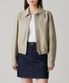 우먼즈 코튼 블루종 재킷 [베이지]