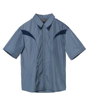 Narbe Half Shirt - Blue Grey