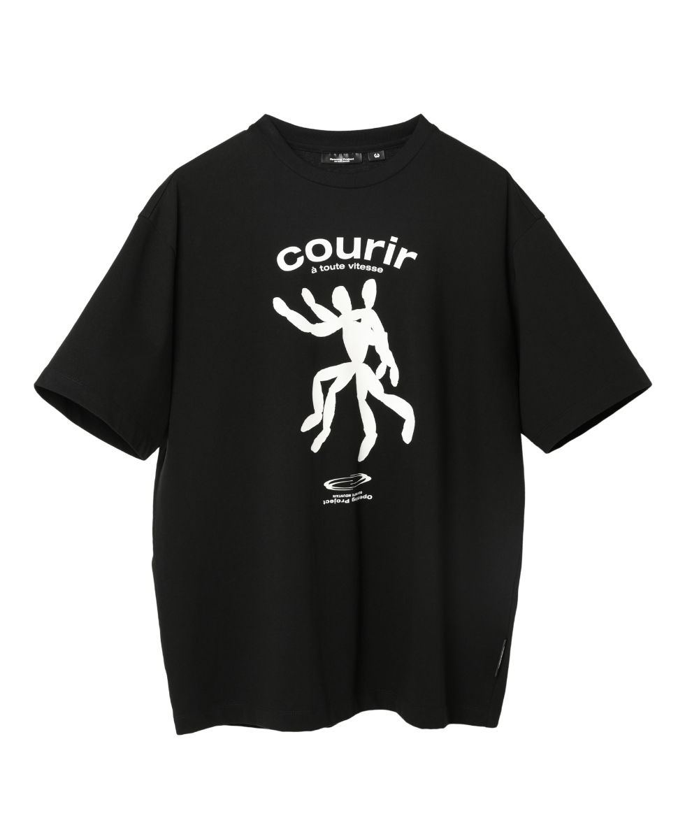 【OPENING PROJECT】 Courir T Shirt - Black MUSINSA公式 | OPENING PROJECT Courir T Shirt - Black